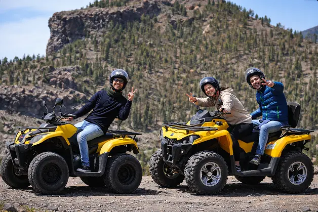 Quad biking Tenerife Mount Teide National Park off-road tour